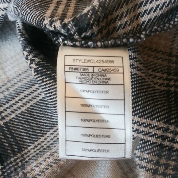 BB Dakota by Steve Madden women's size S plaid jacket - Picture 14 of 15